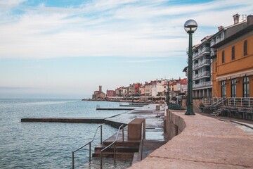 VIews of the city of Piran in Slovenia