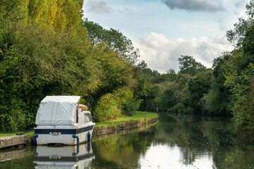 Grand Union canal in Milton Keynes. England