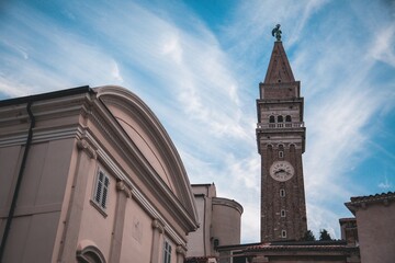 VIews of the city of Piran in Slovenia