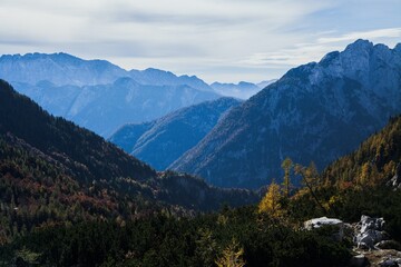 Fototapeta na wymiar Views from around Triglav National Park in Slovenia