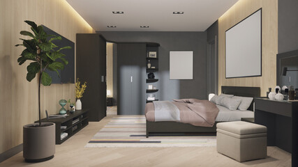 interior of a bedroom