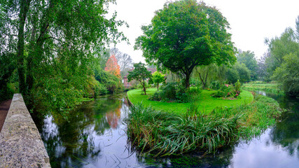 The Mill on the River Itchen between Itchen Abbas and Kingsworthy, South Downs National Park, Hampshire