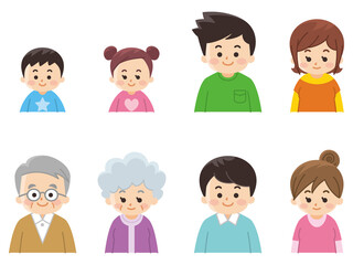 老若男女の人々