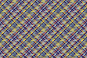 Seamless pattern of scottish tartan plaid. Repeatable background with check fabric texture. Vector backdrop striped textile print.