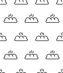 Bread Icon Seamless Pattern M_2008001