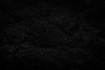 Black wall slate texture rough concrete, grungy dark surface background.