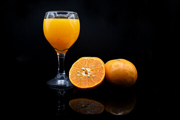 glass of orange juice