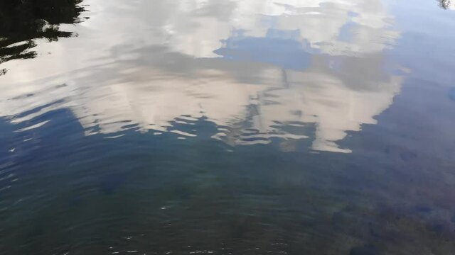 reflection of the canyon