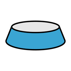 Bowl icon, food sign isolated on background, vector illustration, meal dinner symbol design