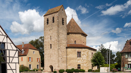 Fototapeta premium View of the Abbey Church from 13th century