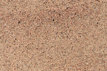 Pink sand on Elafonisi beach at Crete, Greece