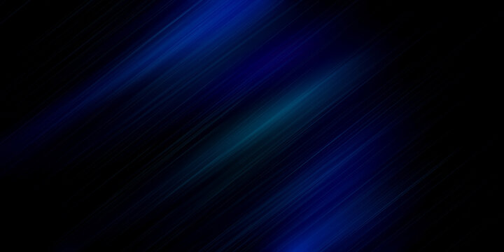 Abstract blue stripe diagonal lines light on dark blue background