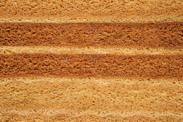 Baked cake background. Pie texture.