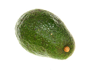 avocado isolated on white