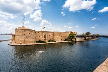 Castle in the Ionian Sea in Taranto