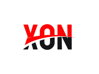XON Letter Initial Logo Design Vector Illustration