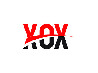 XOX Letter Initial Logo Design Vector Illustration