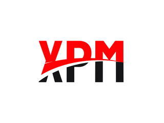 XPM Letter Initial Logo Design Vector Illustration