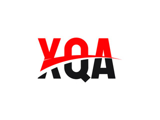 XQA Letter Initial Logo Design Vector Illustration