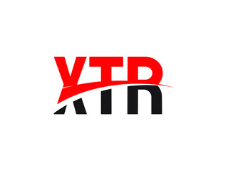 XTR Letter Initial Logo Design Vector Illustration