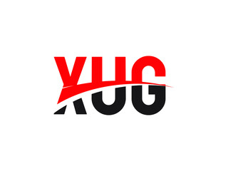 XUG Letter Initial Logo Design Vector Illustration