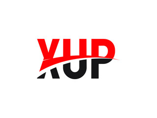 Obraz premium XUP Letter Initial Logo Design Vector Illustration