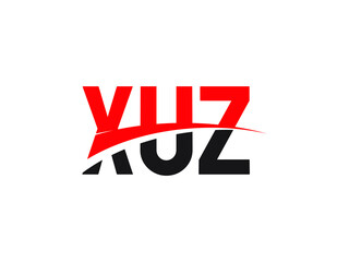 XUZ Letter Initial Logo Design Vector Illustration