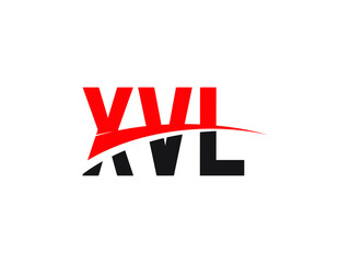 XVL Letter Initial Logo Design Vector Illustration