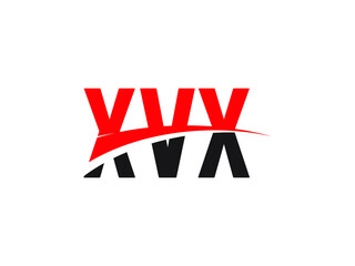 XVX Letter Initial Logo Design Vector Illustration