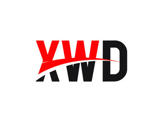 XWD Letter Initial Logo Design Vector Illustration