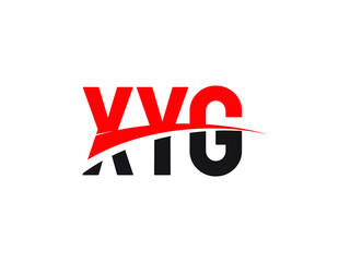 Obraz premium XYG Letter Initial Logo Design Vector Illustration