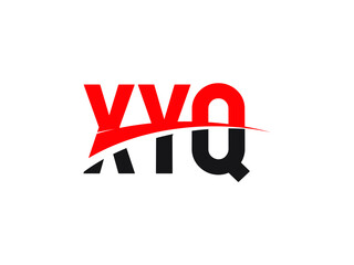XYQ Letter Initial Logo Design Vector Illustration