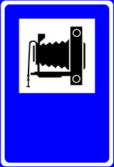 Photography vantage point sign