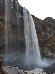 An amazing waterfall in Iceland