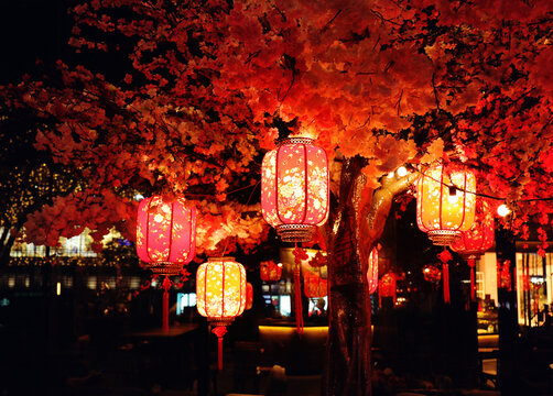 Chinese lanterns.
