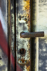 verrosteter Türgriff