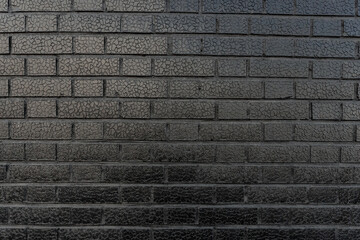 Bright brick texture gray gradient background.