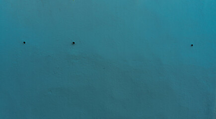 Composition with turquoise blue background