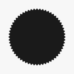 abstract shape circle badge,radial geometric template,vector illustration