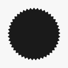 abstract shape circle badge,radial geometric template,vector illustration