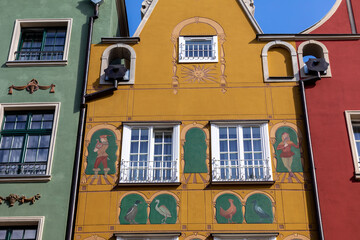  The facade of the restored Gdańsk patrician house at Long Lane in Old Town.