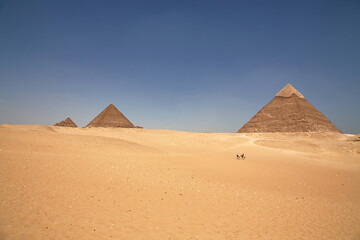 Fototapeta na wymiar Giza Plateau, Egypt