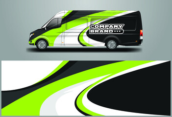 Car Wrap Company Design Vector , Van , Truck , Vehicle .