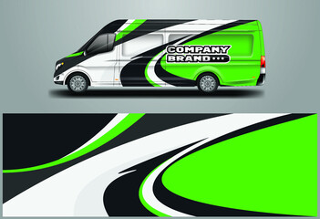 Car Wrap Company Design Vector , Van , Truck , Vehicle .