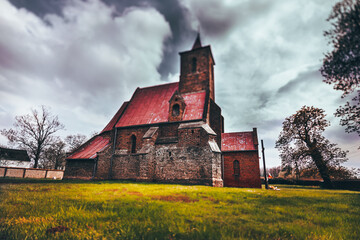 Fototapeta premium Old Catholic Church in Poland.