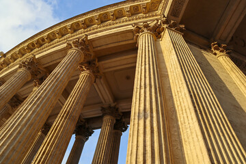 Kazan Cathedral in St. Petersburg, Russia. Beautiful tourist landmark and famous sightseeing of Russian christianity architecture.