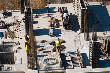 Construction of multi-storey residential building