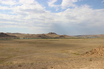 landscape in the desert