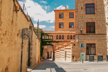 landscape and view of the city of segovia, spain