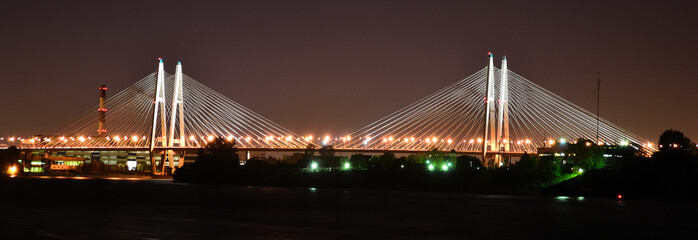 bridge at night